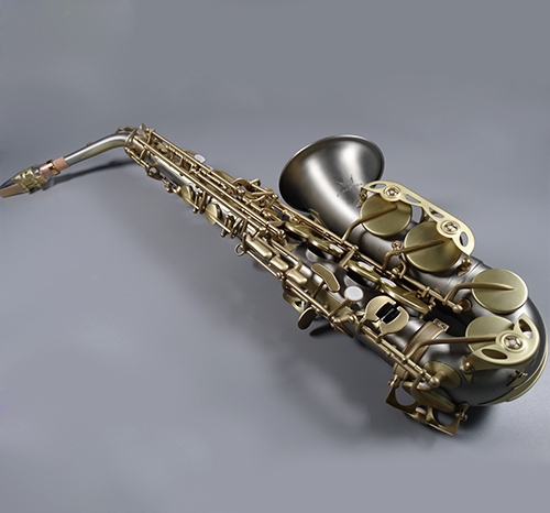 400PRO白铜磨砂中音萨克斯