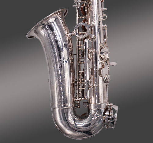 镀银中音萨克斯 镀银中音萨克斯
