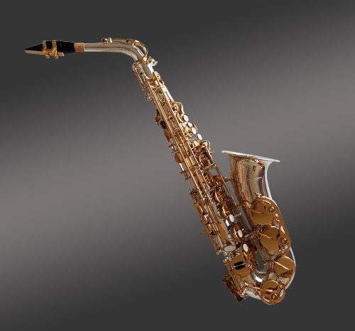 银身金建中音萨克斯的演奏姿势 银身金建中音萨克斯的演奏姿势